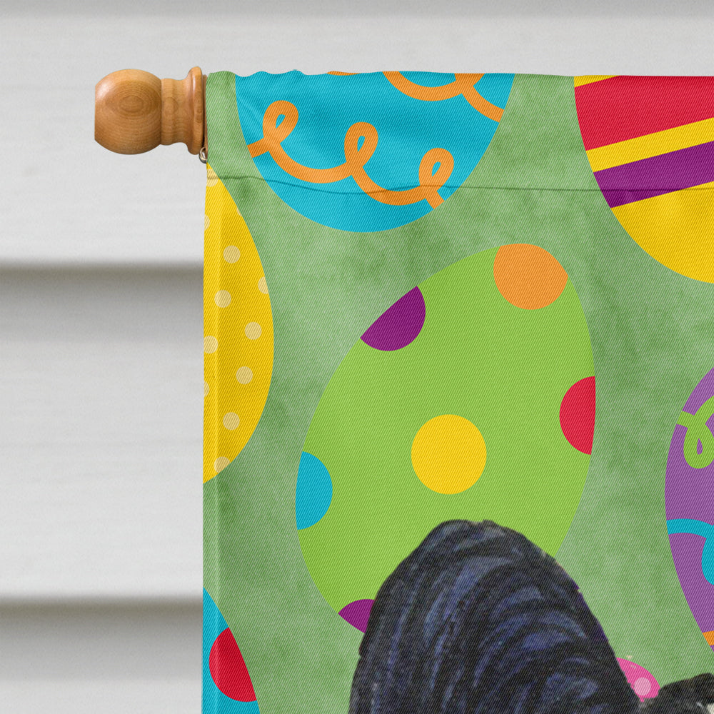 Papillon Easter Eggtravaganza House Flag 28x40 Porch Sleeve Pole Decorative Outside Yard Banner Artwork Wall Hanging, Polyester