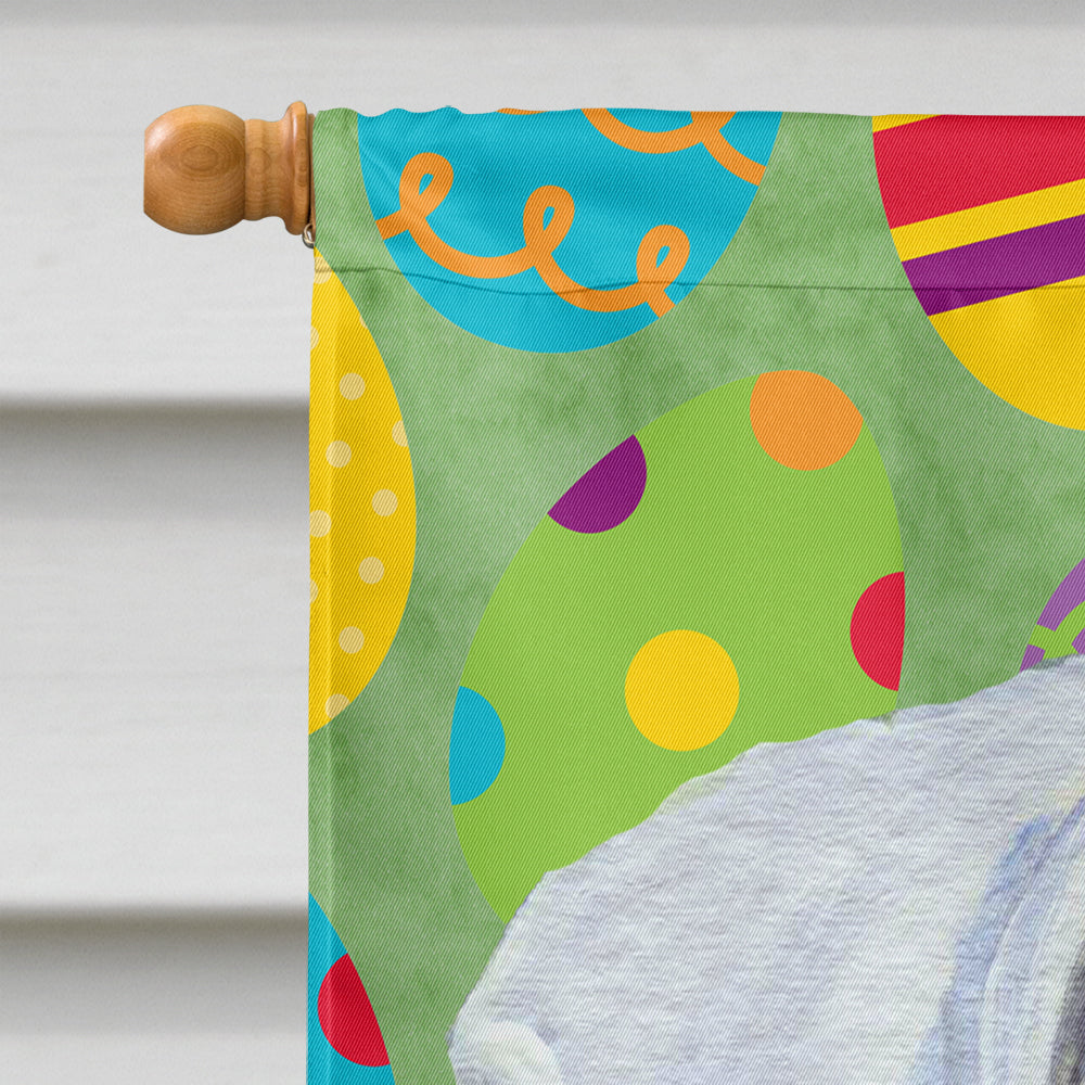Boxer Easter Eggtravaganza House Flag 28x40 Porch Sleeve Pole Decorative Outside Yard Banner Artwork Wall Hanging, Polyester