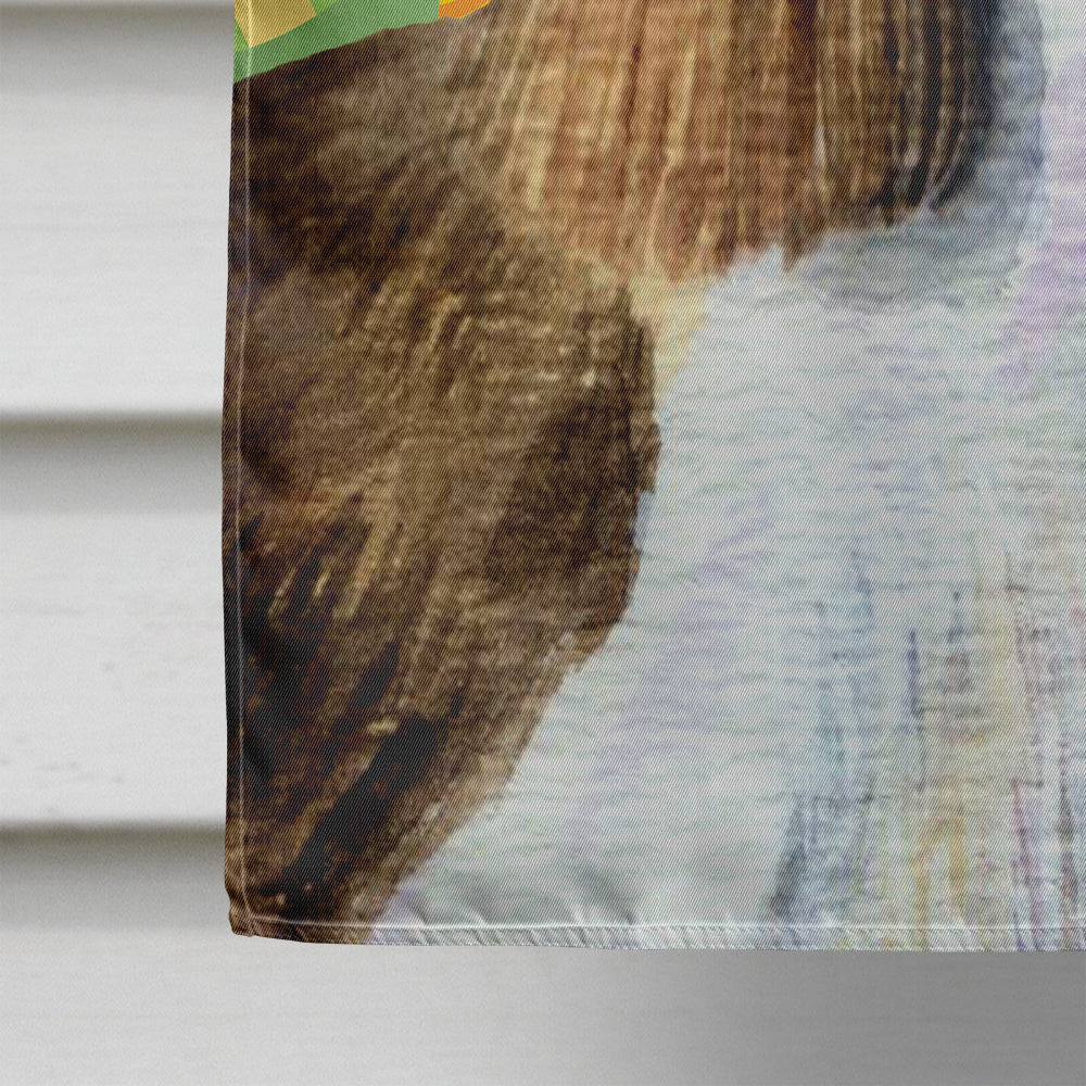 Springer Spaniel Easter Eggtravaganza House Flag 28x40 Porch Sleeve Pole Decorative Outside Yard Banner Artwork Wall Hanging, Polyester