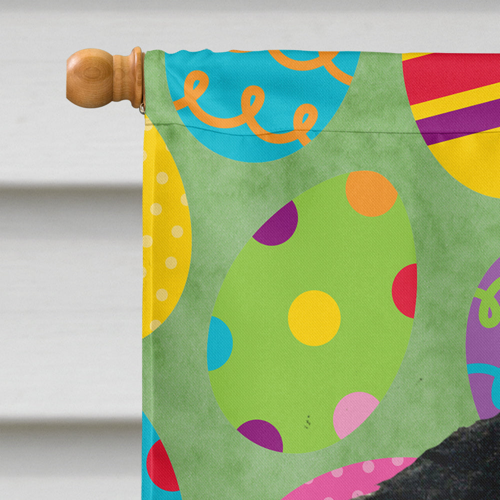 Gordon Setter Easter Eggtravaganza House Flag 28x40 Porch Sleeve Pole Decorative Outside Yard Banner Artwork Wall Hanging, Polyester