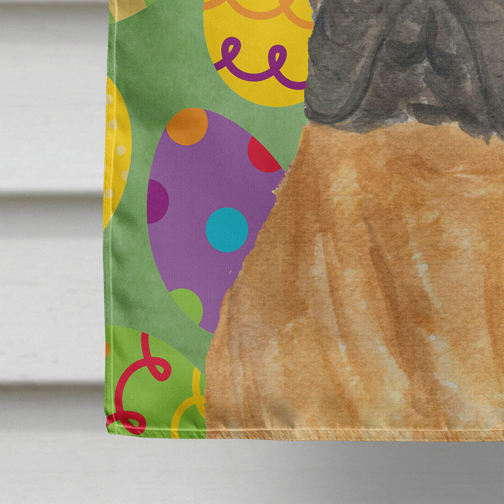 Bullmastiff Easter Eggtravaganza House Flag 28x40 Porch Sleeve Pole Decorative Outside Yard Banner Artwork Wall Hanging, Polyester