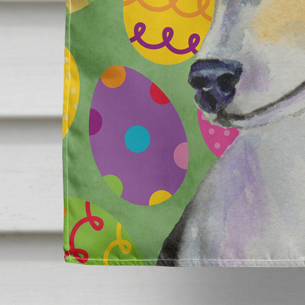Chihuahua Easter Eggtravaganza House Flag 28x40 Porch Sleeve Pole Decorative Outside Yard Banner Artwork Wall Hanging, Polyester