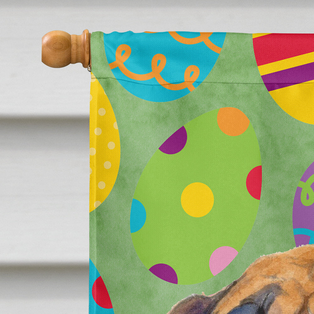 Mastiff Easter Eggtravaganza House Flag 28x40 Porch Sleeve Pole Decorative Outside Yard Banner Artwork Wall Hanging, Polyester