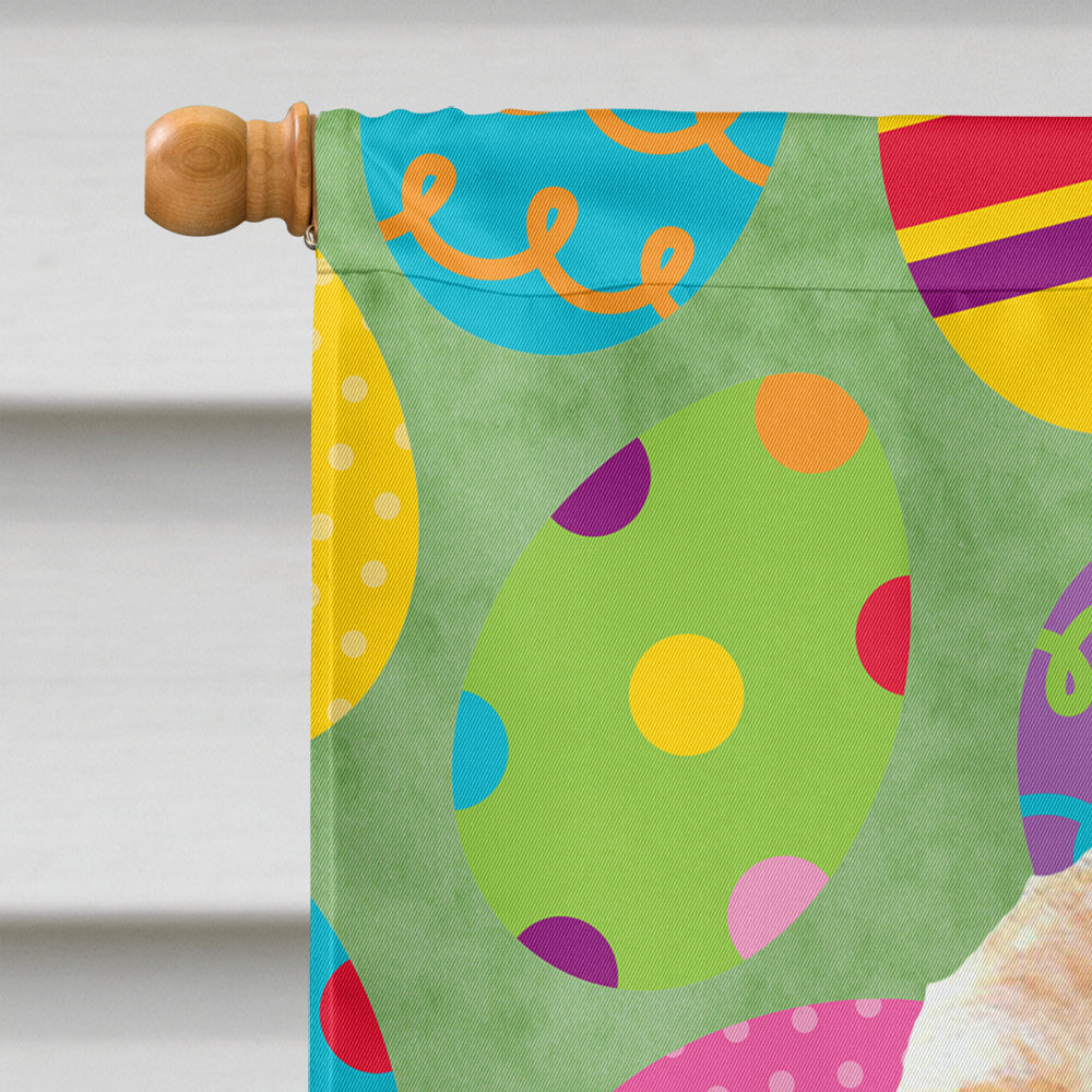 Cocker Spaniel Easter Eggtravaganza House Flag 28x40 Porch Sleeve Pole Decorative Outside Yard Banner Artwork Wall Hanging, Polyester
