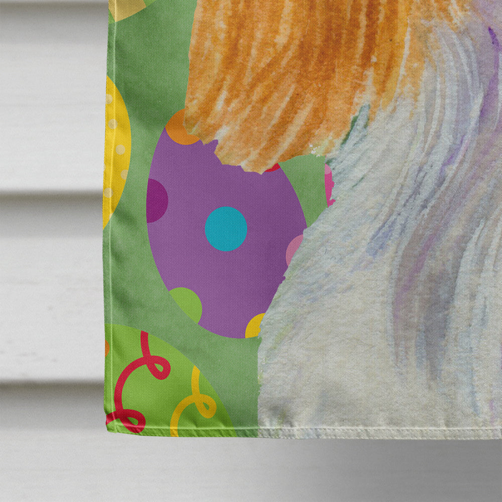 Cavalier Spaniel Easter Eggtravaganza House Flag 28x40 Porch Sleeve Pole Decorative Outside Yard Banner Artwork Wall Hanging, Polyester