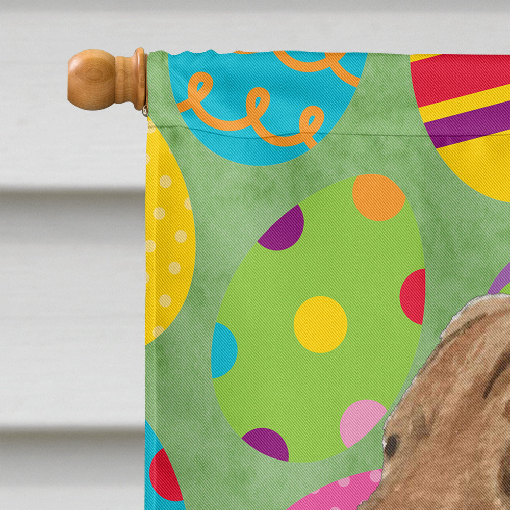 Chesapeake Bay Retriever Easter Eggtravaganza House Flag 28x40 Porch Sleeve Pole Decorative Outside Yard Banner Artwork Wall Hanging, Polyester