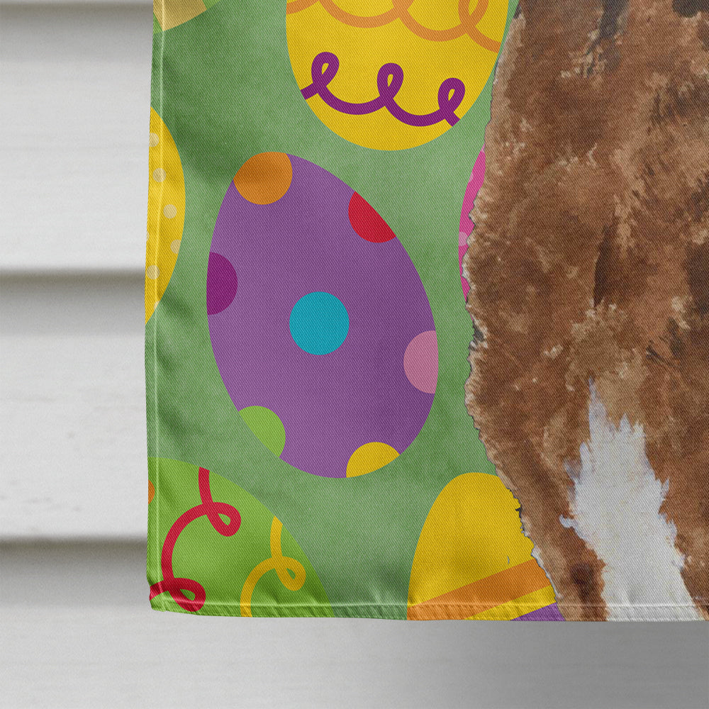 Chesapeake Bay Retriever Easter Eggtravaganza House Flag 28x40 Porch Sleeve Pole Decorative Outside Yard Banner Artwork Wall Hanging, Polyester