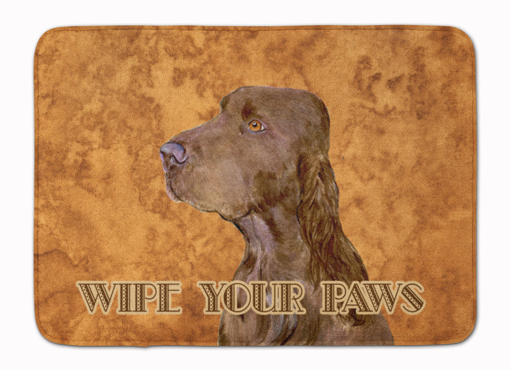 Field Spaniel Wipe your Paws Memory Foam Kitchen Mat Machine Washable Anti-Fatigue Cushion Comfort Bath or Kitchen Rug