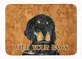 Gordon Setter Wipe your Paws Memory Foam Kitchen Mat Machine Washable Anti-Fatigue Cushion Comfort Bath or Kitchen Rug