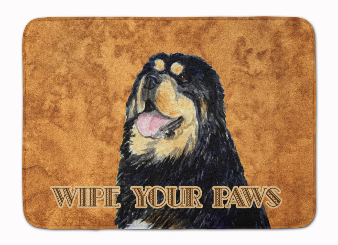 Tibetan Spaniel Wipe your Paws Memory Foam Kitchen Mat Machine Washable Anti-Fatigue Cushion Comfort Bath or Kitchen Rug