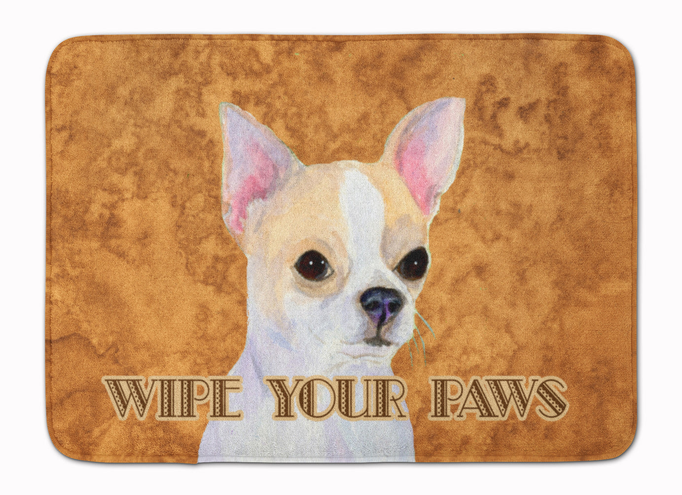 Chihuahua Wipe your Paws Memory Foam Kitchen Mat Machine Washable Anti-Fatigue Cushion Comfort Bath or Kitchen Rug