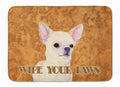 Chihuahua Wipe your Paws Memory Foam Kitchen Mat Machine Washable Anti-Fatigue Cushion Comfort Bath or Kitchen Rug