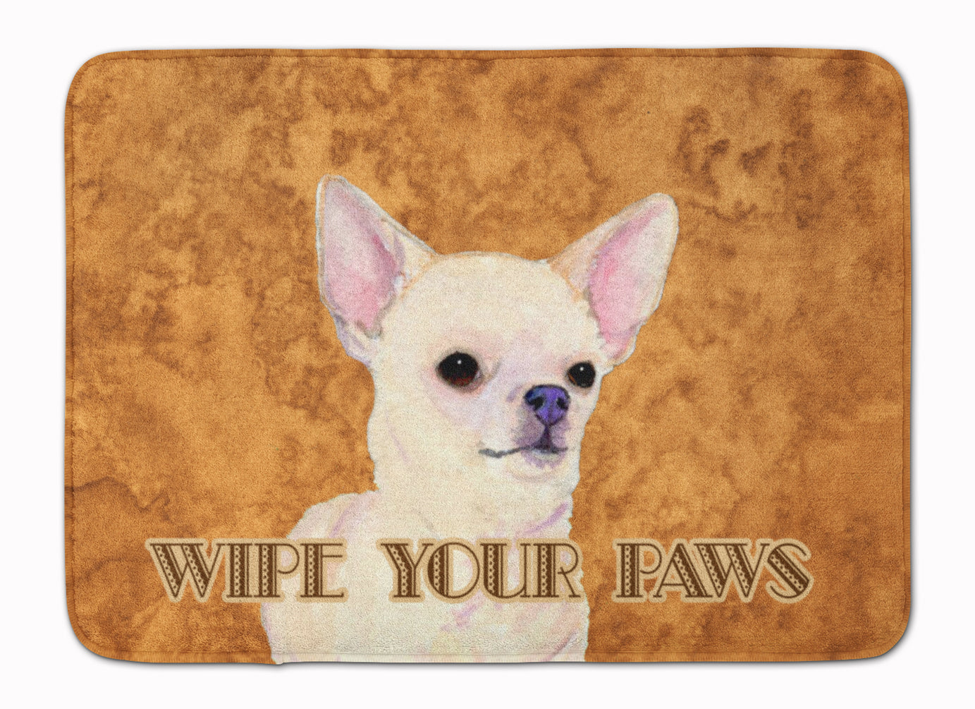 Chihuahua Wipe your Paws Memory Foam Kitchen Mat Machine Washable Anti-Fatigue Cushion Comfort Bath or Kitchen Rug