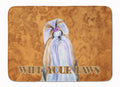 Shih Tzu Wipe your Paws Memory Foam Kitchen Mat Machine Washable Anti-Fatigue Cushion Comfort Bath or Kitchen Rug