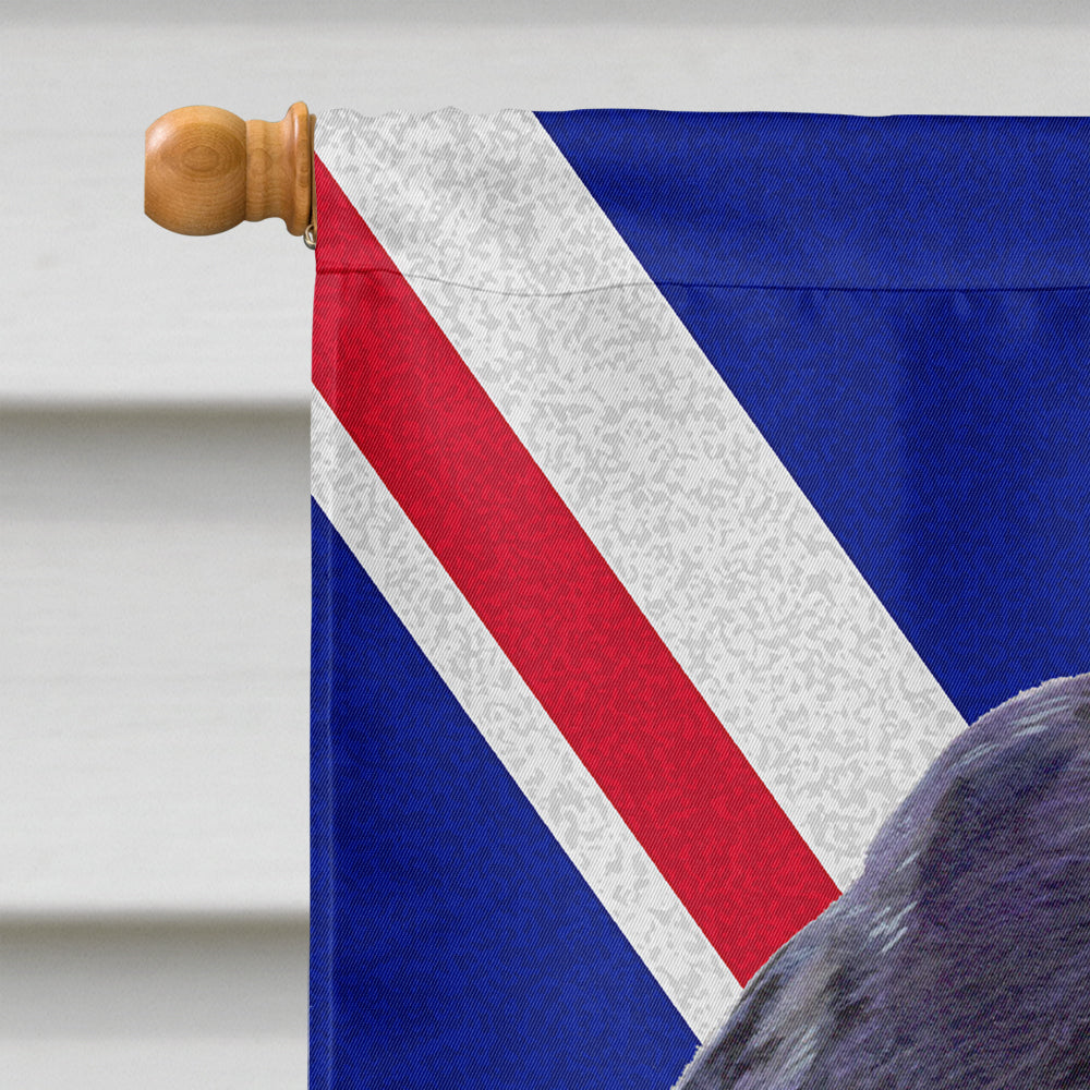 Cocker Spaniel with English Union Jack British Flag House Flag 28x40 Porch Sleeve Pole Decorative Outside Yard Banner Artwork Wall Hanging, Polyester