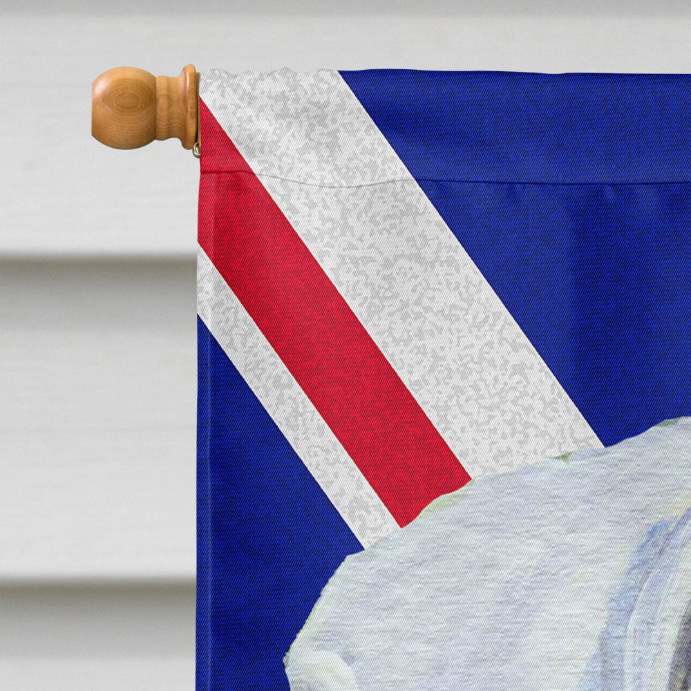 Boxer with English Union Jack British Flag House Flag 28x40 Porch Sleeve Pole Decorative Outside Yard Banner Artwork Wall Hanging, Polyester