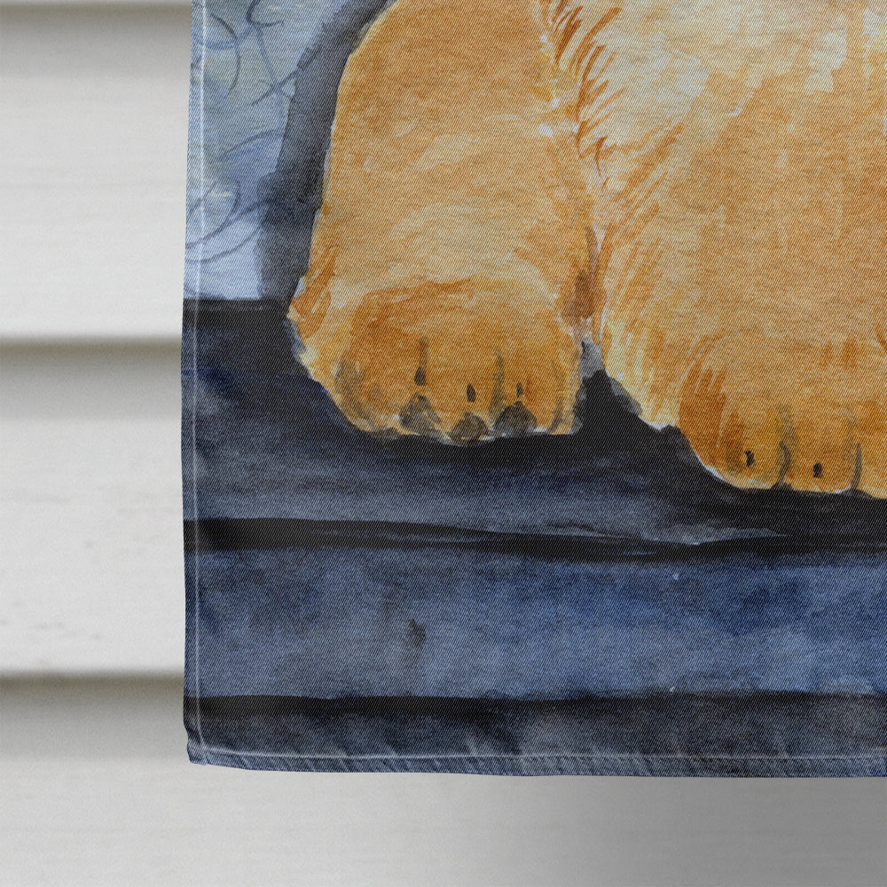Chow Chow House Flag 28x40 Porch Sleeve Pole Decorative Outside Yard Banner Artwork Wall Hanging, Polyester