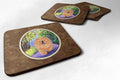 Chow Chow Foam Coasters Set of 4 Cup Coasters for Indoor Outdoor, Tabletop Protection, Anti Slip, Mouse pad Material