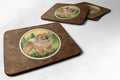 Chow Chow Foam Coasters Set of 4 Cup Coasters for Indoor Outdoor, Tabletop Protection, Anti Slip, Mouse pad Material