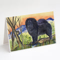 Chow Chow Greeting Cards Pack of 8 Blank Cards with Envelopes Whimsical A7 Size 5x7