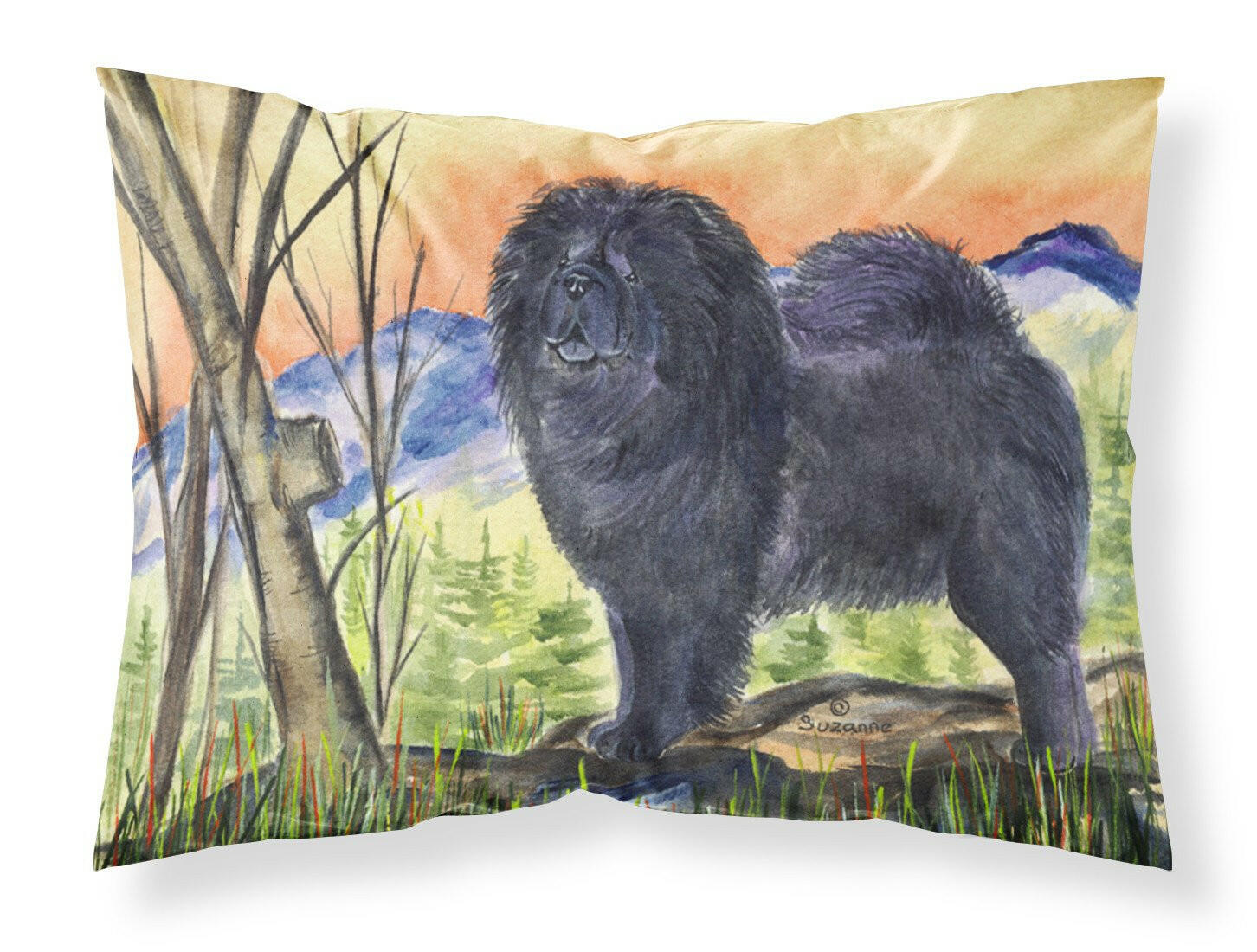 Chow Chow Standard Pillowcase Lightweight Super Soft Easy Care Decorative Artwork Pillowcase, Standard
