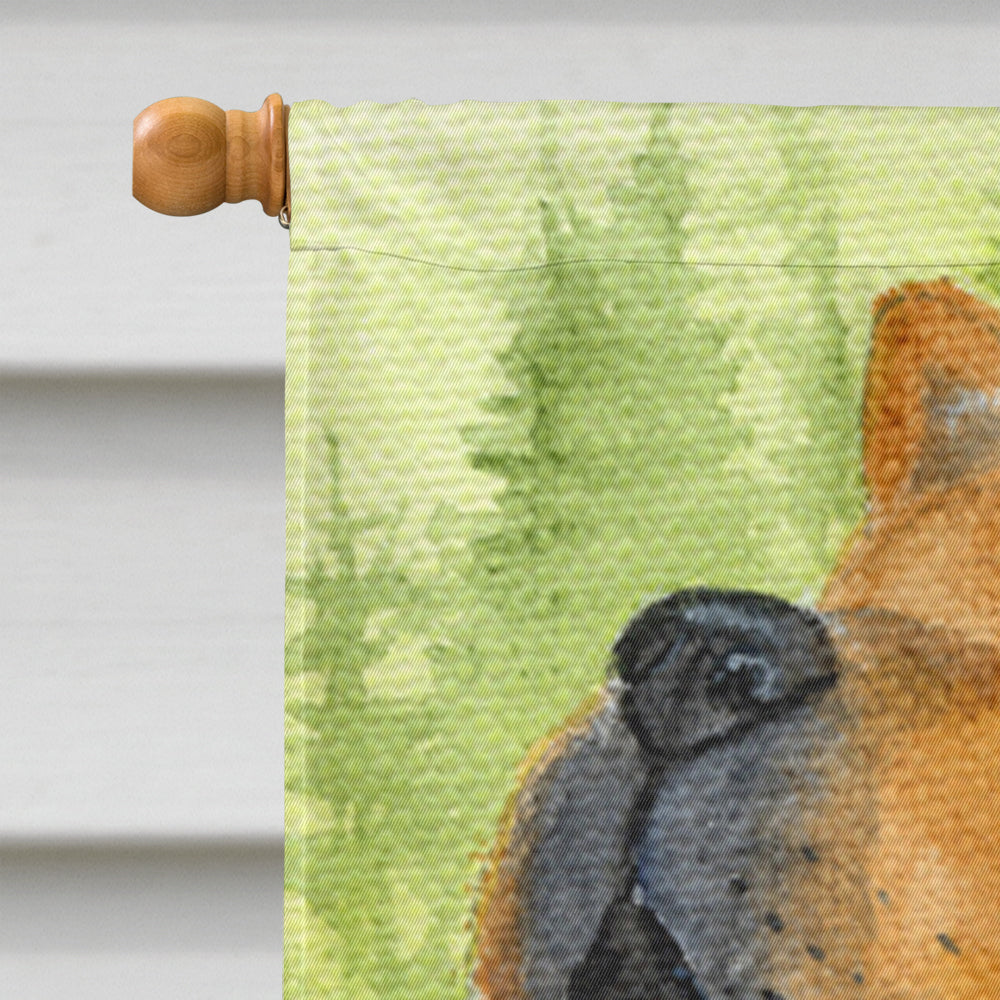 Chow Chow House Flag 28x40 Porch Sleeve Pole Decorative Outside Yard Banner Artwork Wall Hanging, Polyester