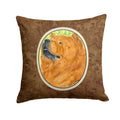 Chow Chow Decorative Throw Pillow 14x14 Indoor Outdoor Accent Cushion, Fabric Cover with Insert for Sofa, Bed, Porch & Living Room
