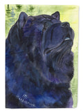 Chow Chow House Flag 28x40 Porch Sleeve Pole Decorative Outside Yard Banner Artwork Wall Hanging, Polyester