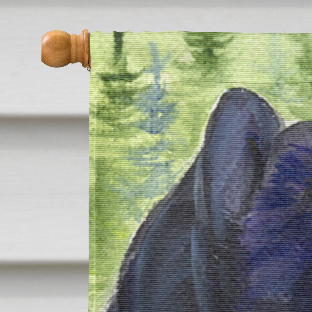 Chow Chow House Flag 28x40 Porch Sleeve Pole Decorative Outside Yard Banner Artwork Wall Hanging, Polyester