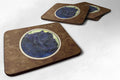 Chow Chow Foam Coasters Set of 4 Cup Coasters for Indoor Outdoor, Tabletop Protection, Anti Slip, Mouse pad Material