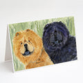Chow Chow Greeting Cards Pack of 8 Blank Cards with Envelopes Whimsical A7 Size 5x7
