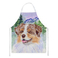 Australian Shepherd Apron Cooking Kitchen Server Baking Crafts Gardening for Adult Women Men, Unisex, Large, Multicolor