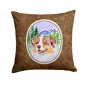 Australian Shepherd Decorative Throw Pillow 14x14 Indoor Outdoor Accent Cushion, Fabric Cover with Insert for Sofa, Bed, Porch & Living Room