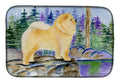 Chow Chow Dish Drying Mat Absorbent Dish Drying Mat Pad for Kitchen Counter Dish Drainer Mat for Countertop, 14 x 21", Multicolor