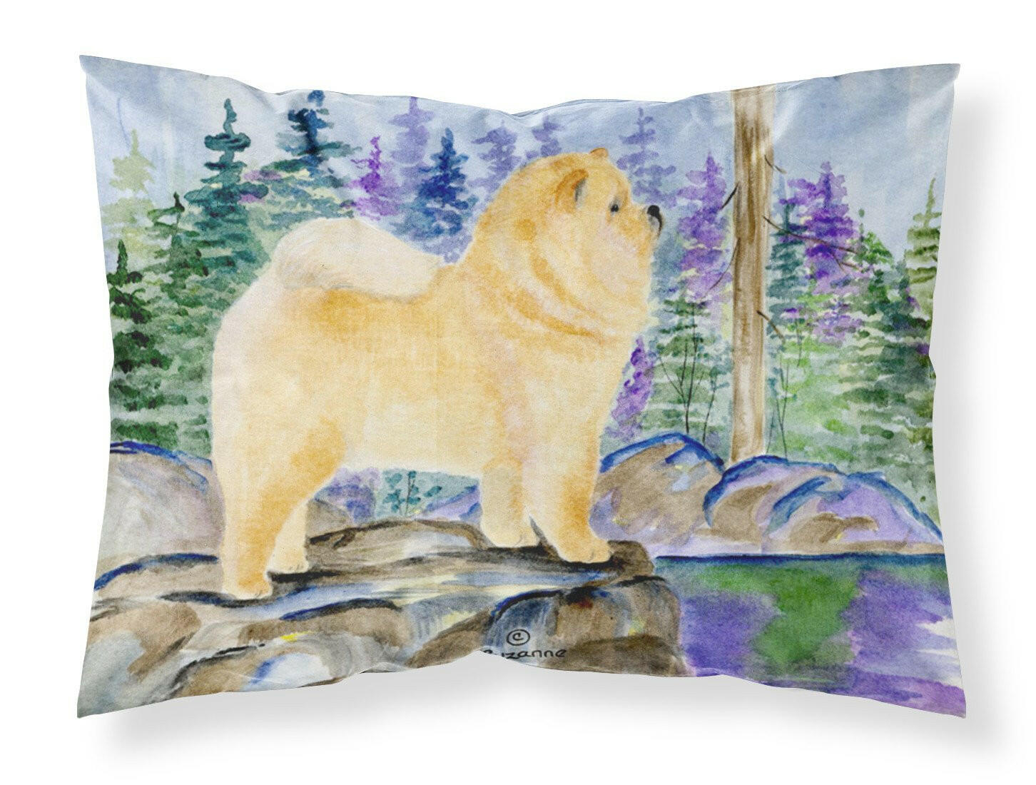 Chow Chow Standard Pillowcase Lightweight Super Soft Easy Care Decorative Artwork Pillowcase, Standard