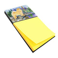 Chow Chow Watercolor Sticky Note Holder Refillable Dispenser Desk Accessory 3x3 Pad Gift