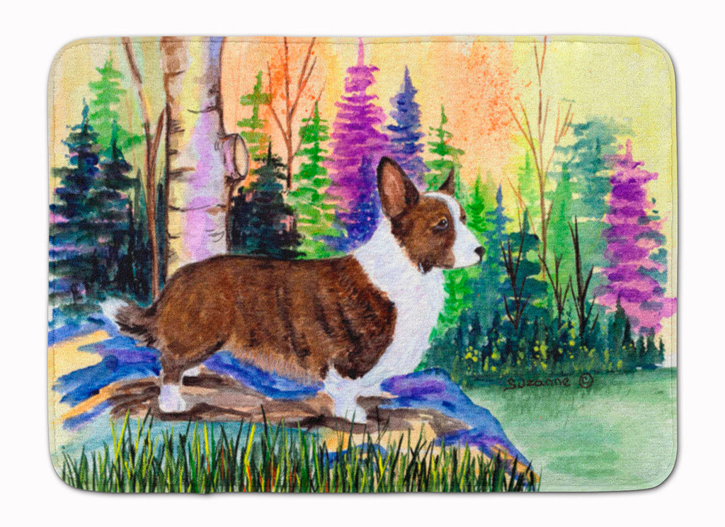 Corgi Memory Foam Kitchen Mat Machine Washable Anti-Fatigue Cushion Comfort Bath or Kitchen Rug