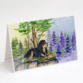 Tibetan Mastiff Greeting Cards Pack of 8 Blank Cards with Envelopes Whimsical A7 Size 5x7