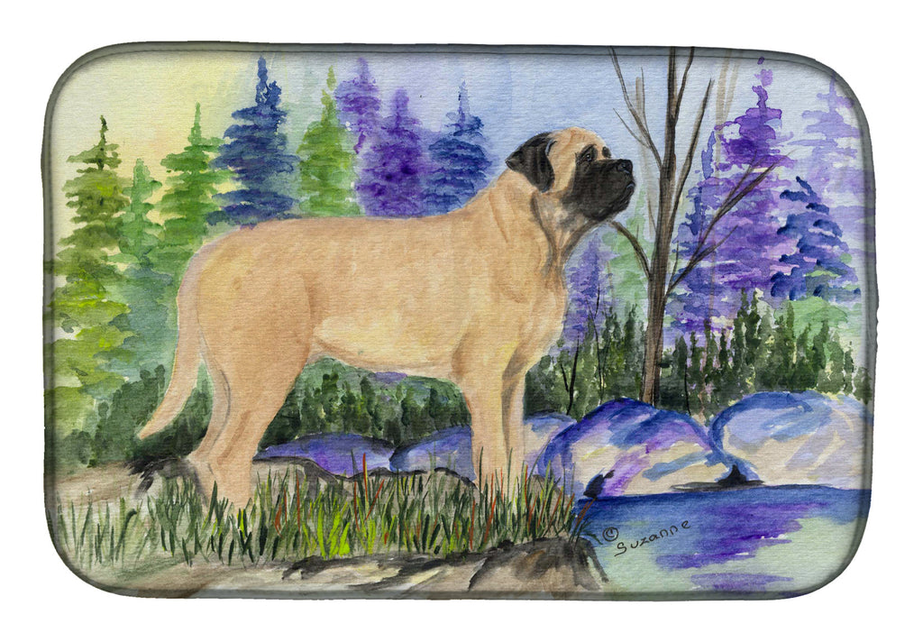 Mastiff Dish Drying Mat Absorbent Dish Drying Mat Pad for Kitchen Counter Dish Drainer Mat for Countertop, 14 x 21", Multicolor