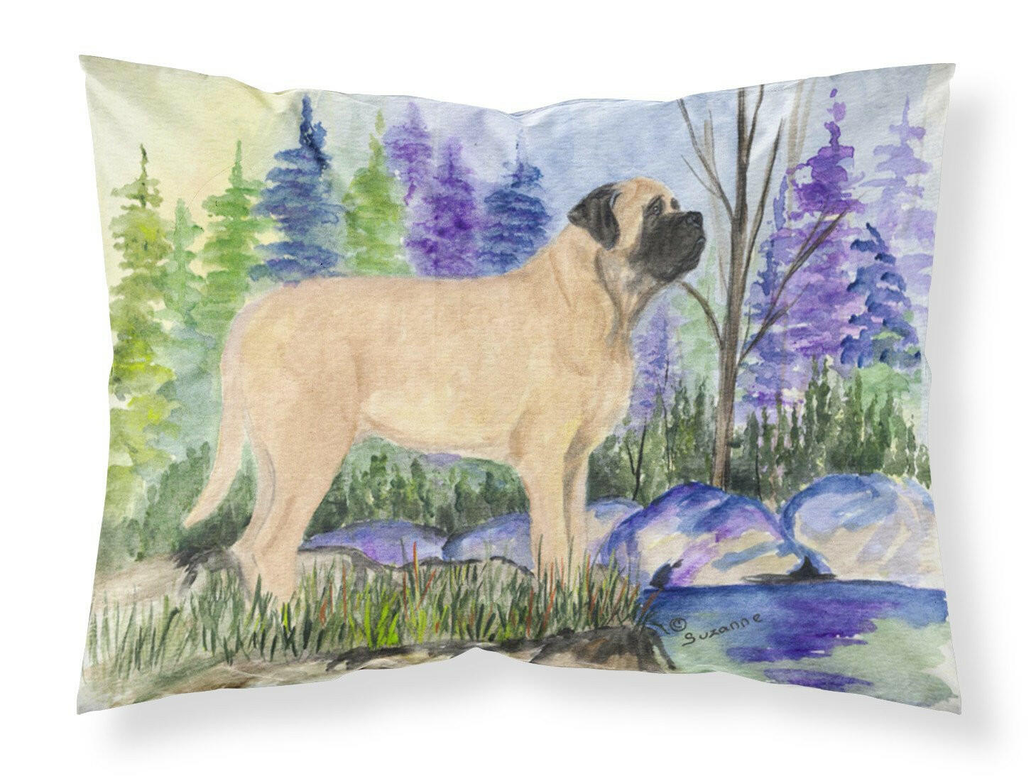 Mastiff Standard Pillowcase Lightweight Super Soft Easy Care Decorative Artwork Pillowcase, Standard