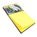 Bichon Frise Watercolor Sticky Note Holder Refillable Dispenser Desk Accessory 3x3 Pad Gift