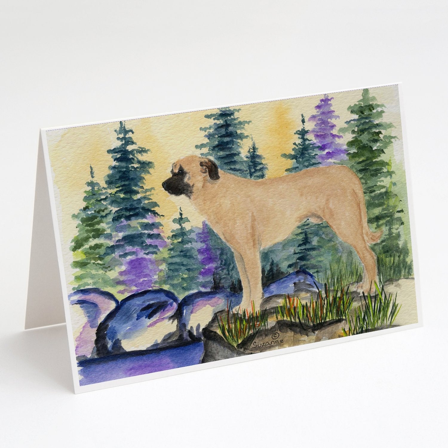Anatolian Shepherd Greeting Cards Pack of 8 Blank Cards with Envelopes Whimsical A7 Size 5x7