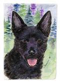 Australian Kelpie House Flag 28x40 Porch Sleeve Pole Decorative Outside Yard Banner Artwork Wall Hanging, Polyester