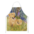 Golden Retriever Apron Cooking Kitchen Server Baking Crafts Gardening for Adult Women Men, Unisex, Large, Multicolor