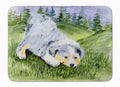 Australian Shepherd Memory Foam Kitchen Mat Machine Washable Anti-Fatigue Cushion Comfort Bath or Kitchen Rug