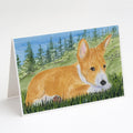 Basenji Greeting Cards Pack of 8 Blank Cards with Envelopes Whimsical A7 Size 5x7