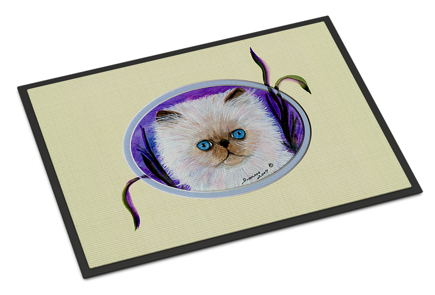 Cat Doormat Indoor Outdoor 24H X 36W Front Door Mat Rugs for Entryway, Non Slip Washable Low Pile,