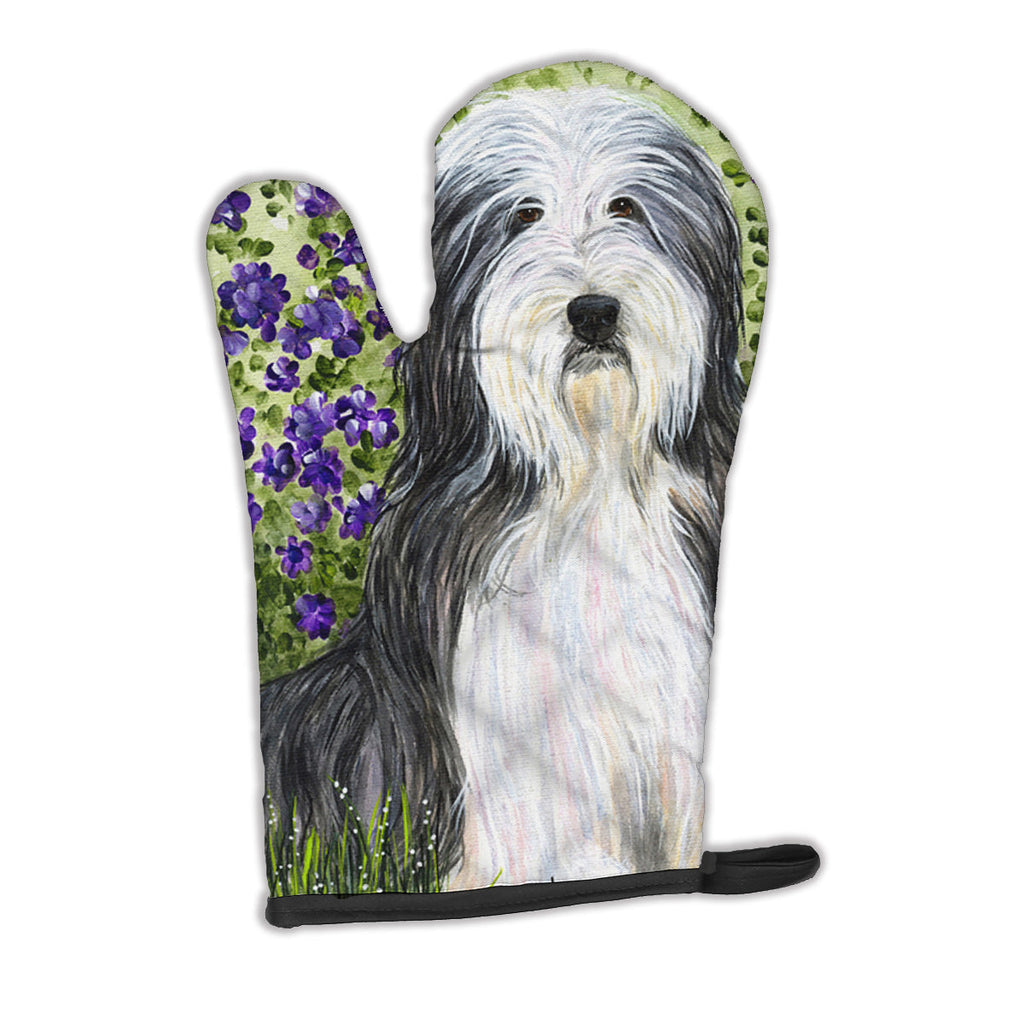 Bearded Collie Oven Mitt Heat Resistant Thick Oven Mitt for Hot Pans and Oven, Kitchen Mitt Protect Hands, Cooking Baking Glove