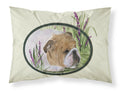 English Bulldog Standard Pillowcase Lightweight Super Soft Easy Care Decorative Artwork Pillowcase, Standard