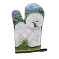 Bichon Frise Oven Mitt Heat Resistant Thick Oven Mitt for Hot Pans and Oven, Kitchen Mitt Protect Hands, Cooking Baking Glove